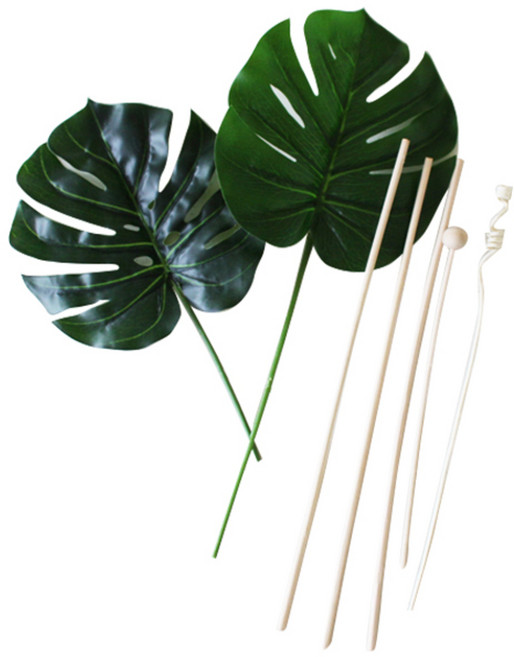 Morian 植物擴散器引線組, 龜背竹(人造花), 1組