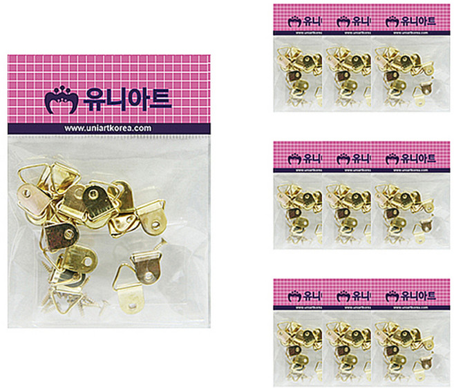 유니아트 액자고리 + 나사 세트 중, 10세트