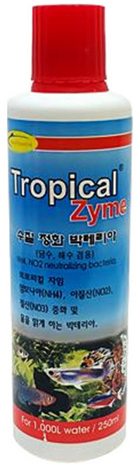 서울아쿠아룸 트로피칼 자임 수질 정화 박테리아, 250ml, 1개