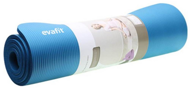 에바핏 NBR 요가매트 16mm, 블루, 1개