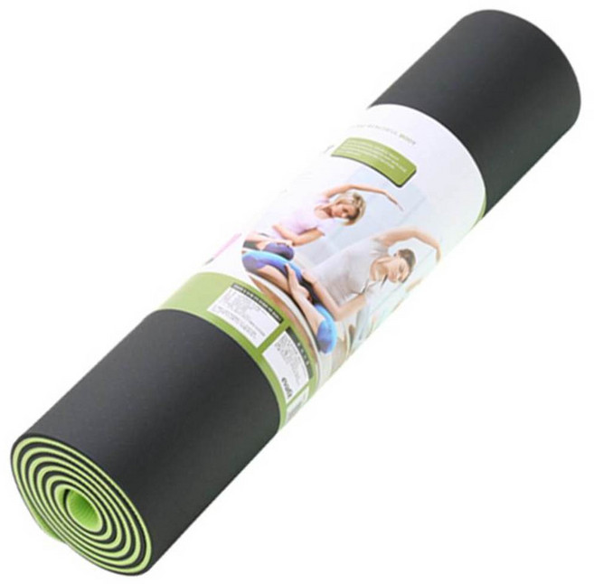 에바핏 TPE 요가매트 8mm, 다크그린, 1개