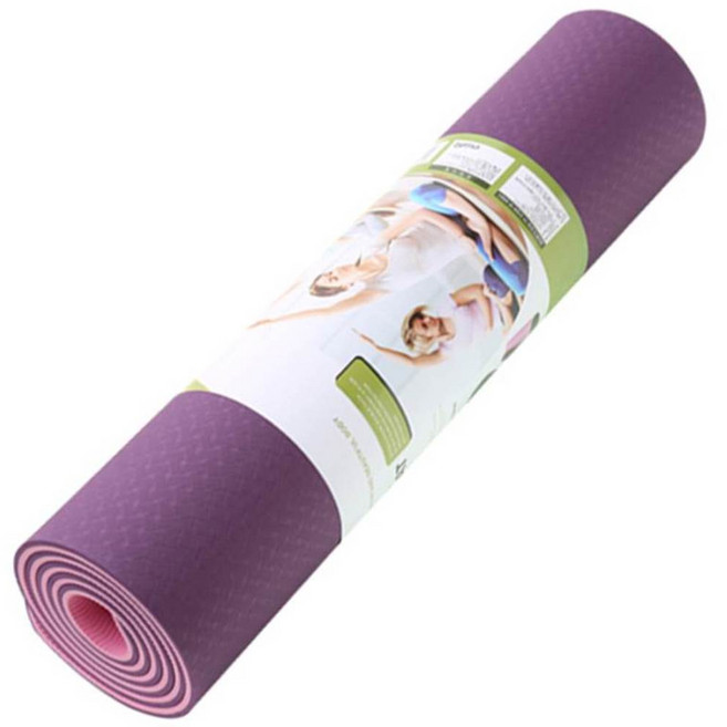 에바핏 TPE 요가매트 8mm, 퍼플핑크, 1개