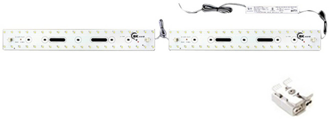 浴室廚房LED配線板 40W, 晝光色, 1套