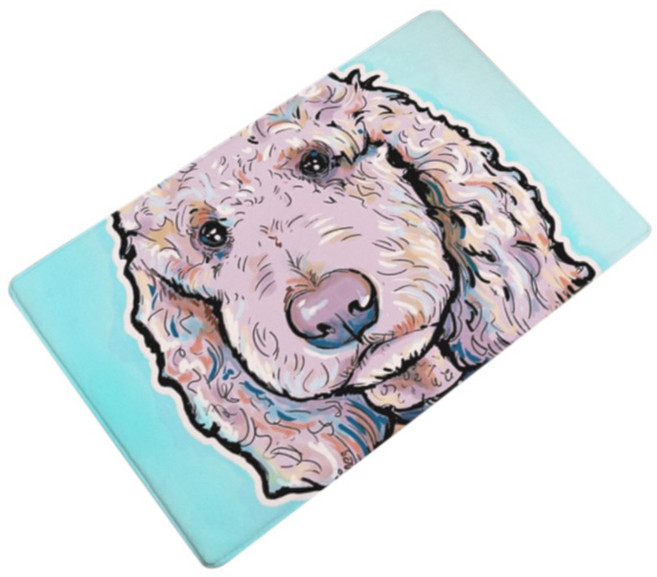 더자카 큐티도그 드로잉 욕실매트, Y394LBBM053