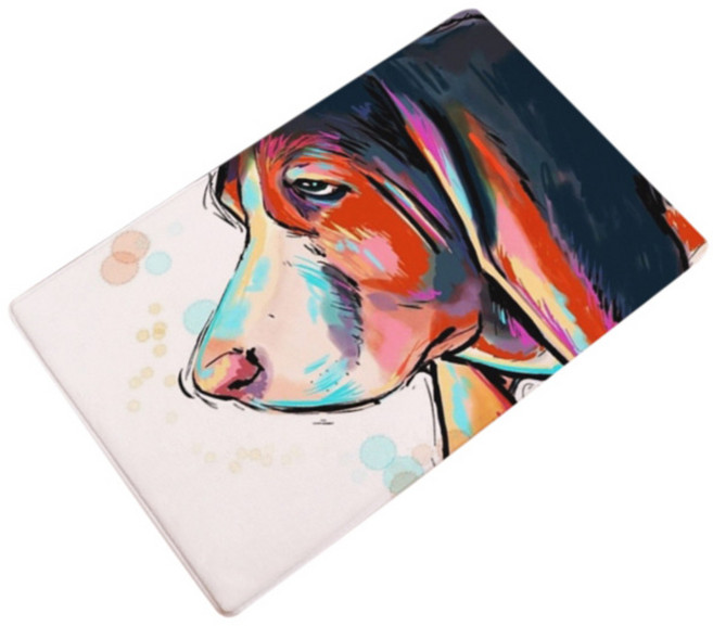 더자카 수채화 애니멀 욕실매트, Y394LBBM099