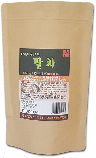 아이앤티 주전자용 팥차, 5g, 20개입, 1개