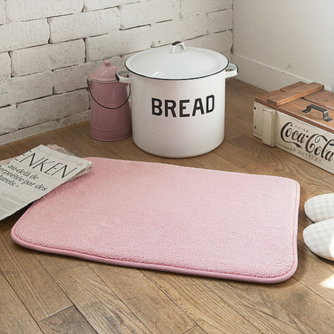 쉬즈홈 헤이즐 메모리폼 발매트, 핑크