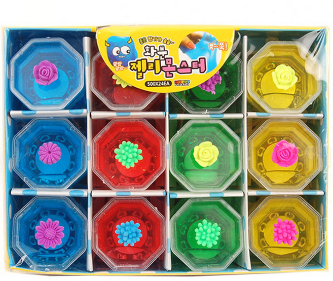 KY I&D 화분 젤리 몬스터 24p, 랜덤 발송, 1개