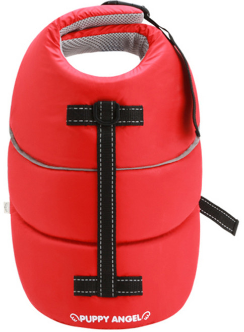퍼피엔젤 BEBE 강아지 구명조끼 SP005, 325 레드, 1개