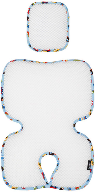 투토츠 3D 유모차 쿨시트 헤드레스트, 붕붕 레인보우