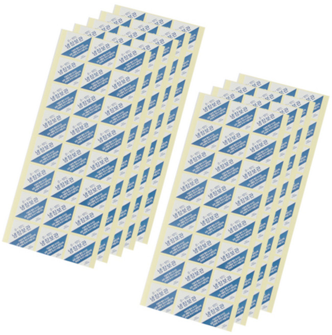 티나피크닉 냉장보관스티커 216p, 혼합 색상, 1세트