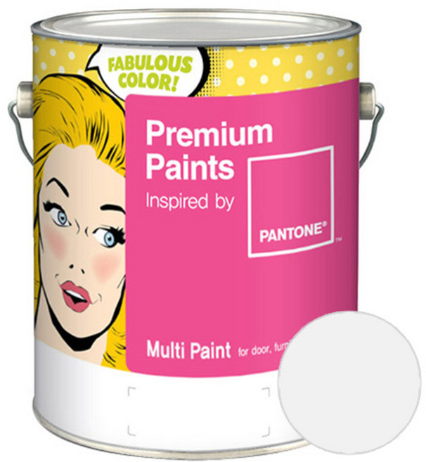 노루페인트 팬톤 멀티 에그쉘광 페인트 4L, Cloud Dancer (11-4201), 1개