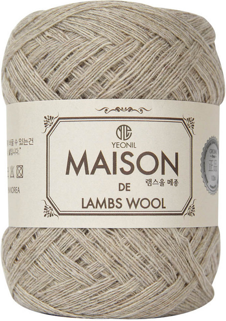 연일섬유 램스울 메종 뜨개실, 9멜란지, 1개