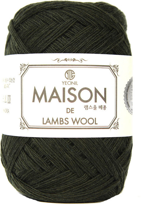 연일섬유 램스울 메종 뜨개실, 31진올리브, 1개