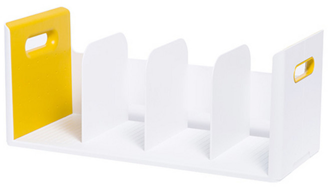 루맥스 책꽂이 4단, 옐로우