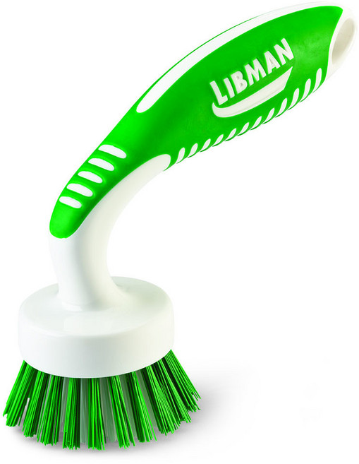 Libman 커브드 청소 브러쉬, 그린, 1개