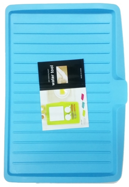 영그린 이동식 식기건조대, 1단, Blue, 1개