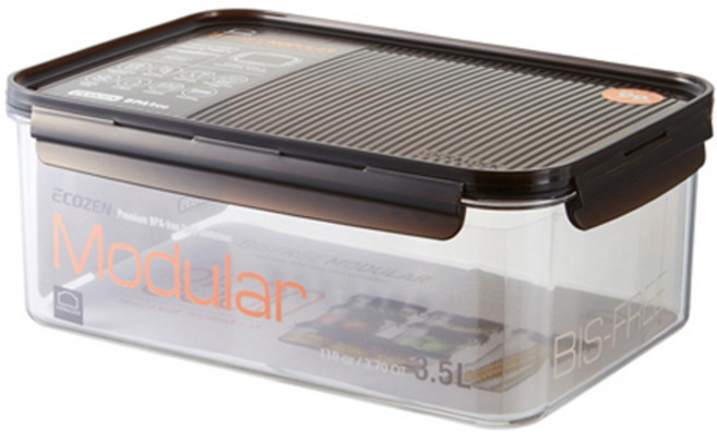 락앤락 비스프리 모듈러 밀폐용기 직사각 3.5L, 1개, 1개