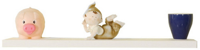 워너비인테리어 600 무지주선반, 화이트, 1단