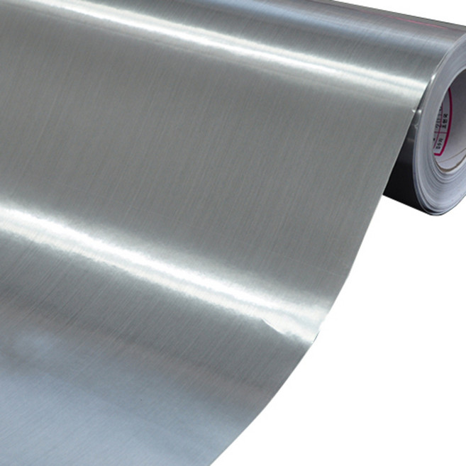 현대시트 HS 시리즈 메탈 시트지 내부용, 헤어라인실버, 1000mm x 2m
