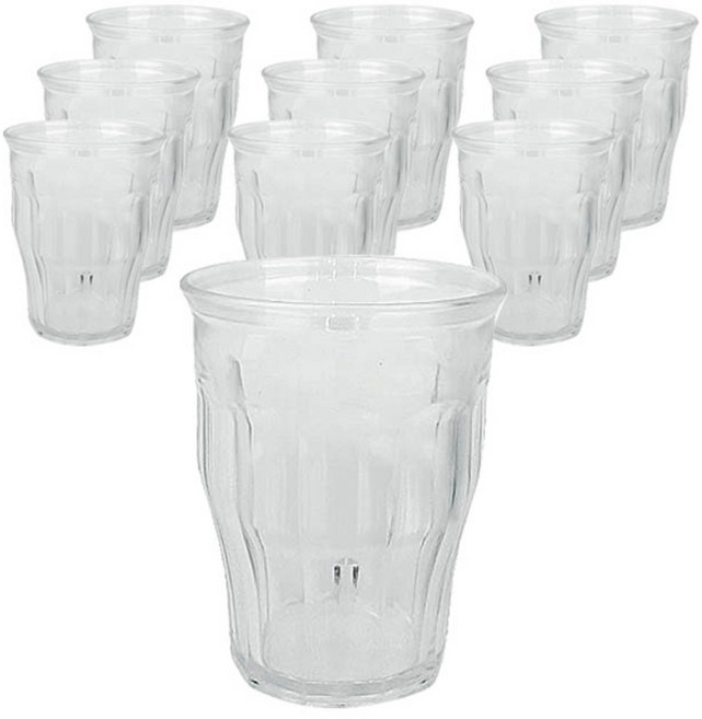 미르코리아 10각컵 180ml 75NT, 투명, 10개