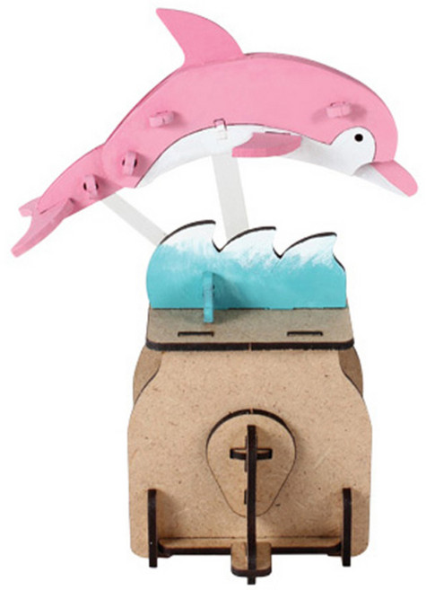 영공방 오타마타 춤추는 돌고래 돌리 미니어처 DIY, 혼합 색상, 1개