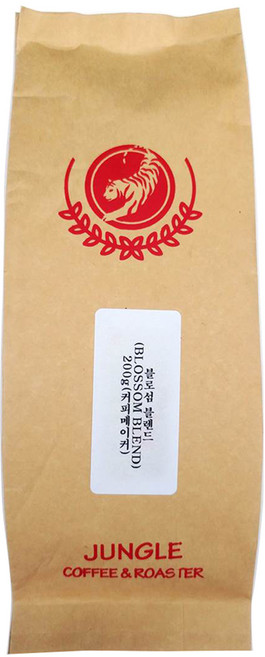 정글인터내셔널 블로섬 블렌드 원두, 200g, 1개, 커피메이커(중간)