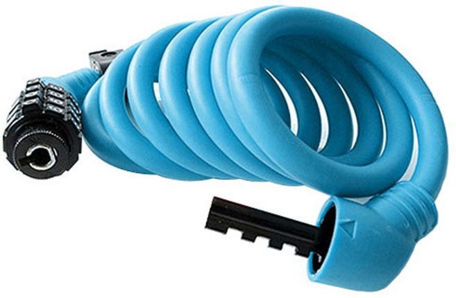 유락 젠마스터 자전거 자물쇠 블루 A600, 1개