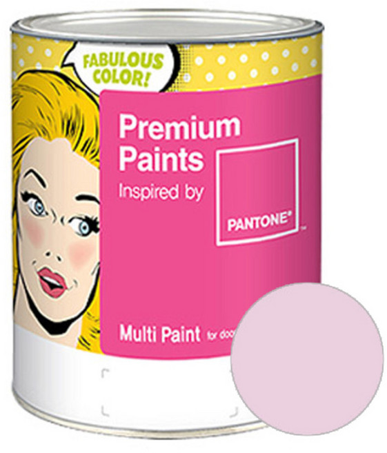 노루페인트 팬톤 멀티 에그쉘광 페인트, 12-2906 (베일리핑크), 1L, 1개