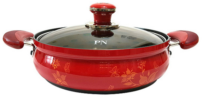 PN풍년 포시아 경질 전골냄비, 24cm, 혼합 색상, 1개