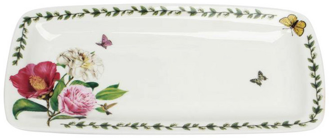 로얄에식스 Royal essex 대장미 본차이나 생선접시, 혼합 색상, 1개