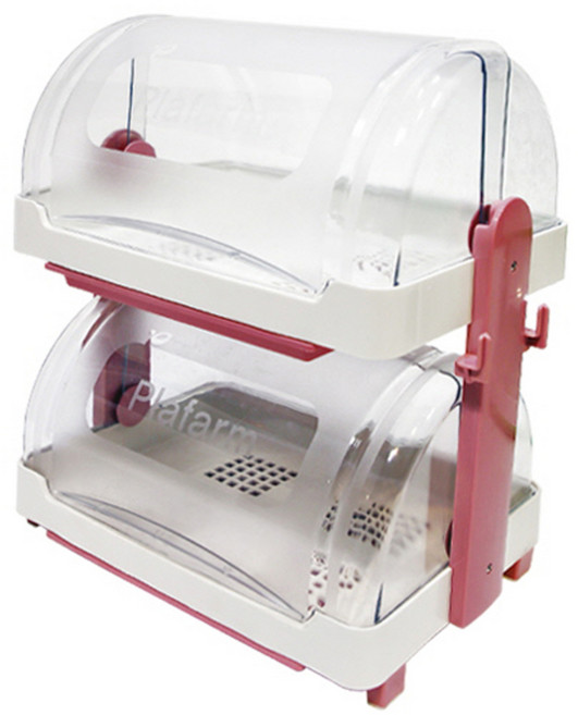 뉴코코맘 젖병건조대 프리미엄, 2단, 핑크, 1개