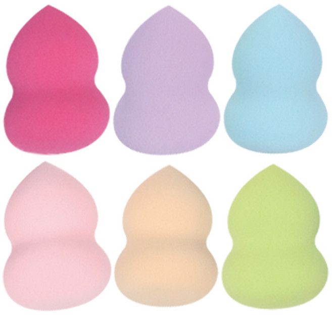 눈사람 화장 퍼프, 랜덤 발송, 6개