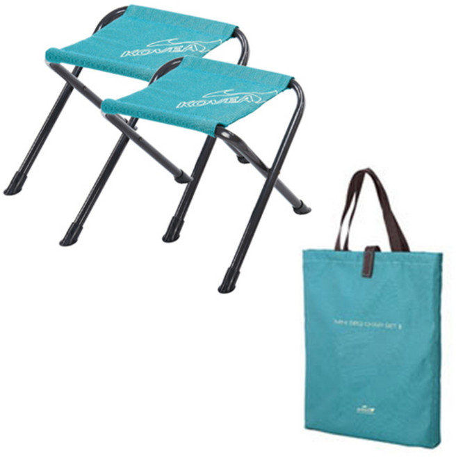 코베아 미니 BBQ 체어 세트2, 민트, 1세트