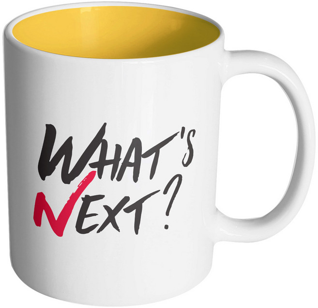 핸드팩토리 넥스트 머그컵, 내부 옐로우, 1개