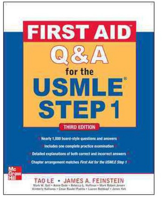 [해외도서] First Aid Q&A for the USMLE Step 1, McGraw-Hill