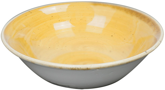 CHURCHiLL Stonecast Nova 燕麥碗 15cm, 芥末黃, 1個