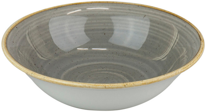 CHURCHiLL Stonecast Nova 燕麥碗 15cm, 胡椒灰, 1個
