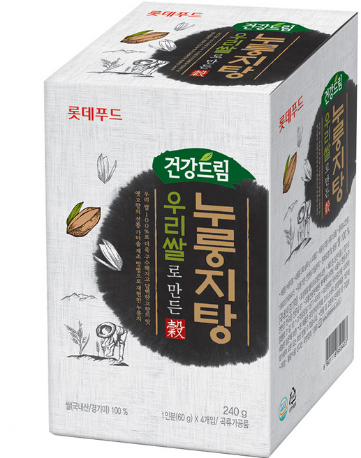 롯데푸드 우리쌀로 만든 누룽지탕, 60g, 1개
