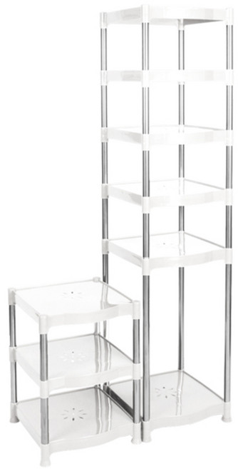 리빙해피 센스 부츠 신발정리대 9단, 화이트, 1개