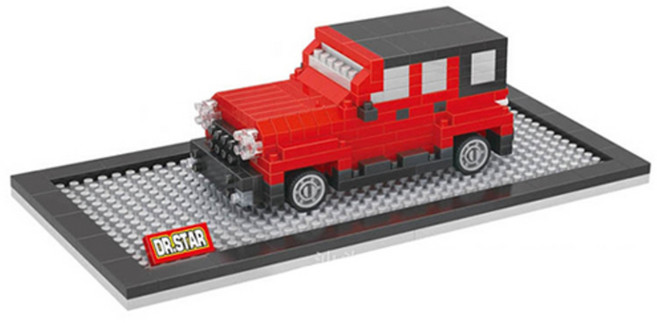 닥터스타 DR지프카 나노블럭, 혼합 색상, 1개