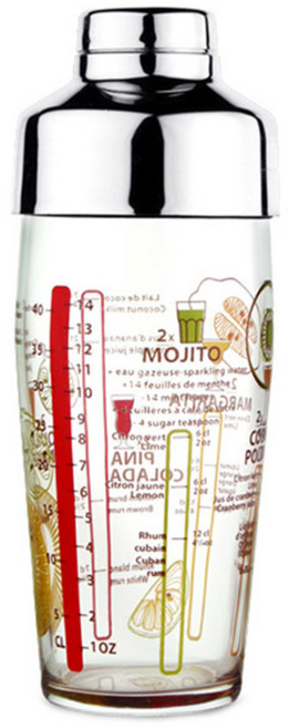 아코록 칵테일 셰이커, 혼합 색상, 580ml, 1개