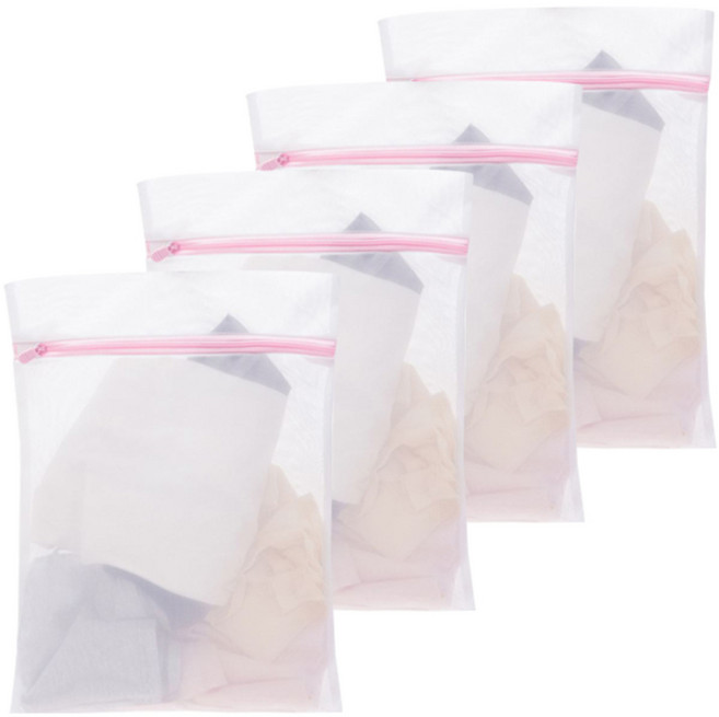 리버그린 촘촘 세탁망 50 x 60 cm, 4개입, 1개, 핑크