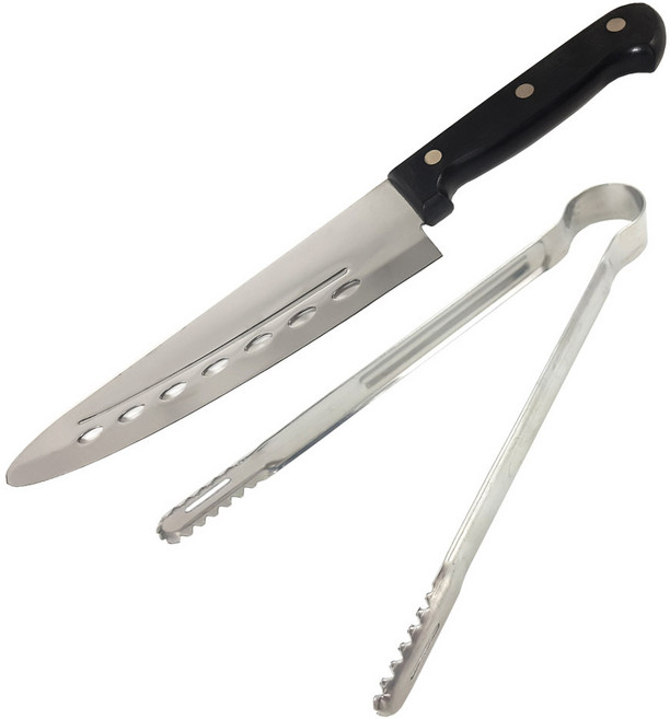 코코렉스 안전식도 + 악어 스텐집게 25cm, 1세트, 식도 + 집게