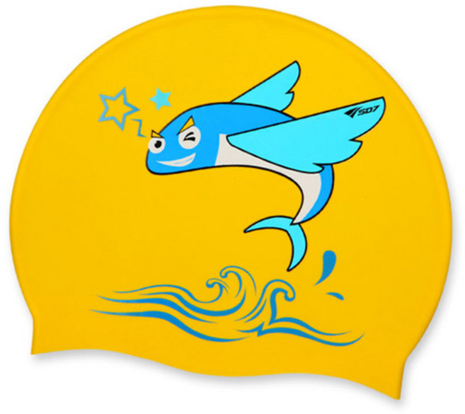 SD7 실리콘 수모 날치스 SGL-CA033, YELLOW, 1개