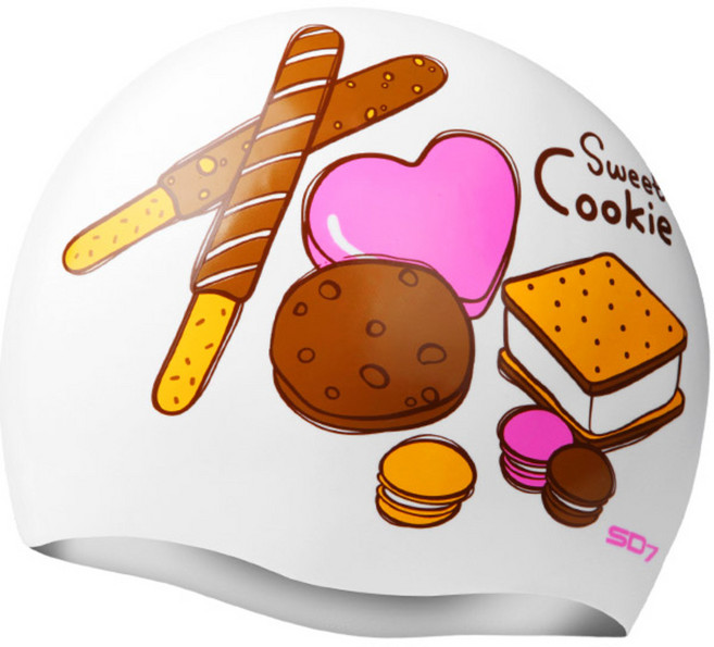 SD7 스위트 쿠키 캐릭터 실리콘 수모 SGL-CA245, White, 1개