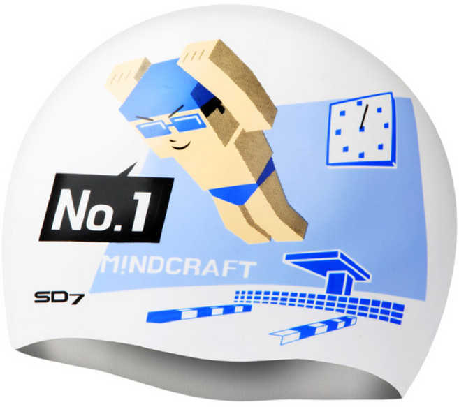 SD7 마크맨 스타트 캐릭터 실리콘 수모 SGL-CA251, White, 1개