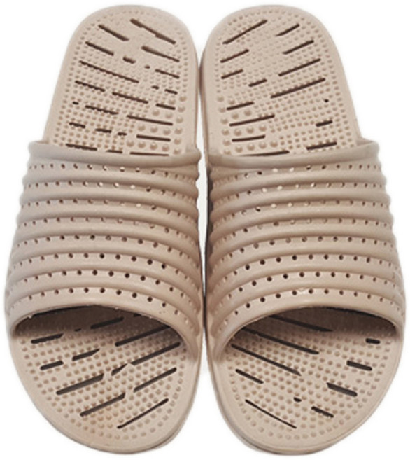 신우실업 PVC 잔디지압 욕실화, 핑크, 1개