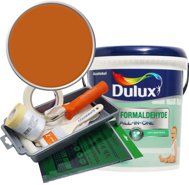 듀럭스 안티 포름알데히드 페인트 1L세트, Egyptian Earth, 1L