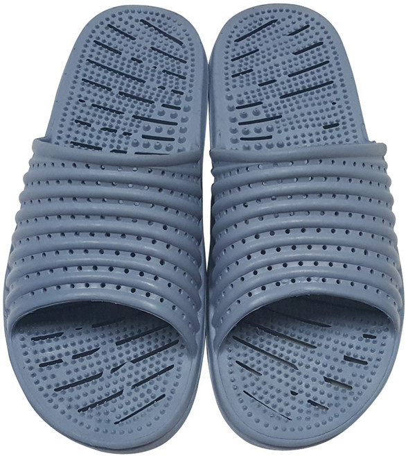 신우실업 PVC 잔디지압 욕실화, 네이비, 1개